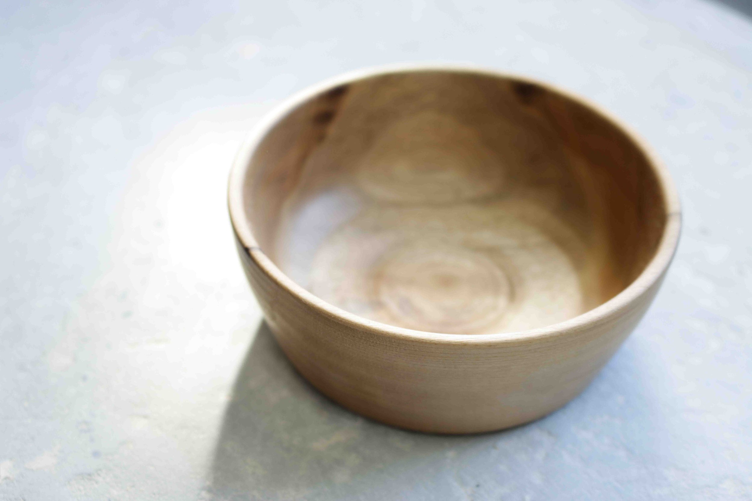 Small wooden bowl turned on the lathe (Copy) (Copy)