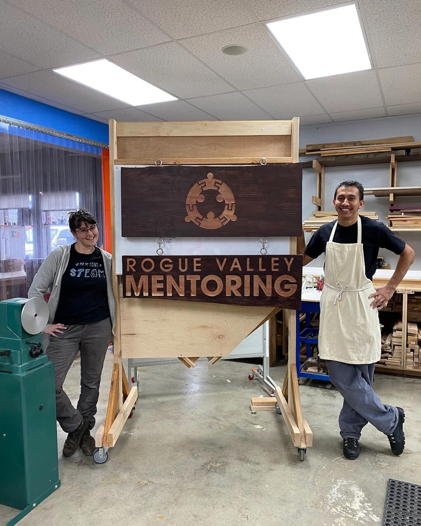 💙We&rsquo;re so proud and grateful to partner with @rvmentoring The amazing work that they do to support youth in our community helps all of us. Our instructor, Piper worked directly with Carlos from Rogue Valley Mentoring, teaching him how to use t