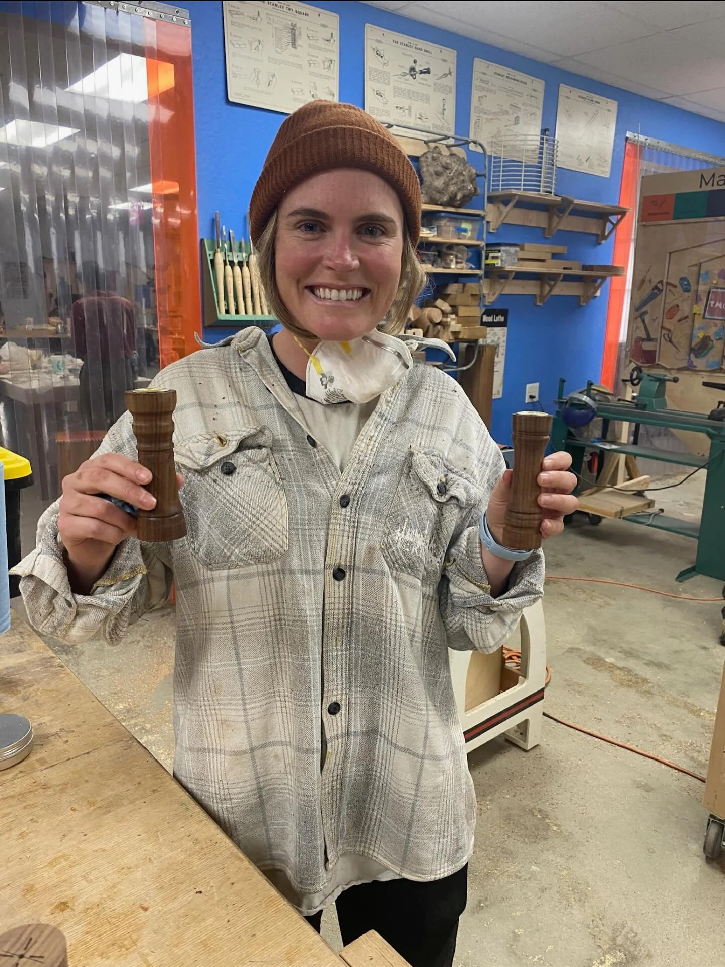 [Espa&ntilde;ol abajo] ✨💙🤩🪵
We sincerely thank @gobywalnut for generously donating walnut blanks for our students to use in our Lathe Workshops. Your support is truly appreciated. Here&rsquo;s a few projects that have already been created with you