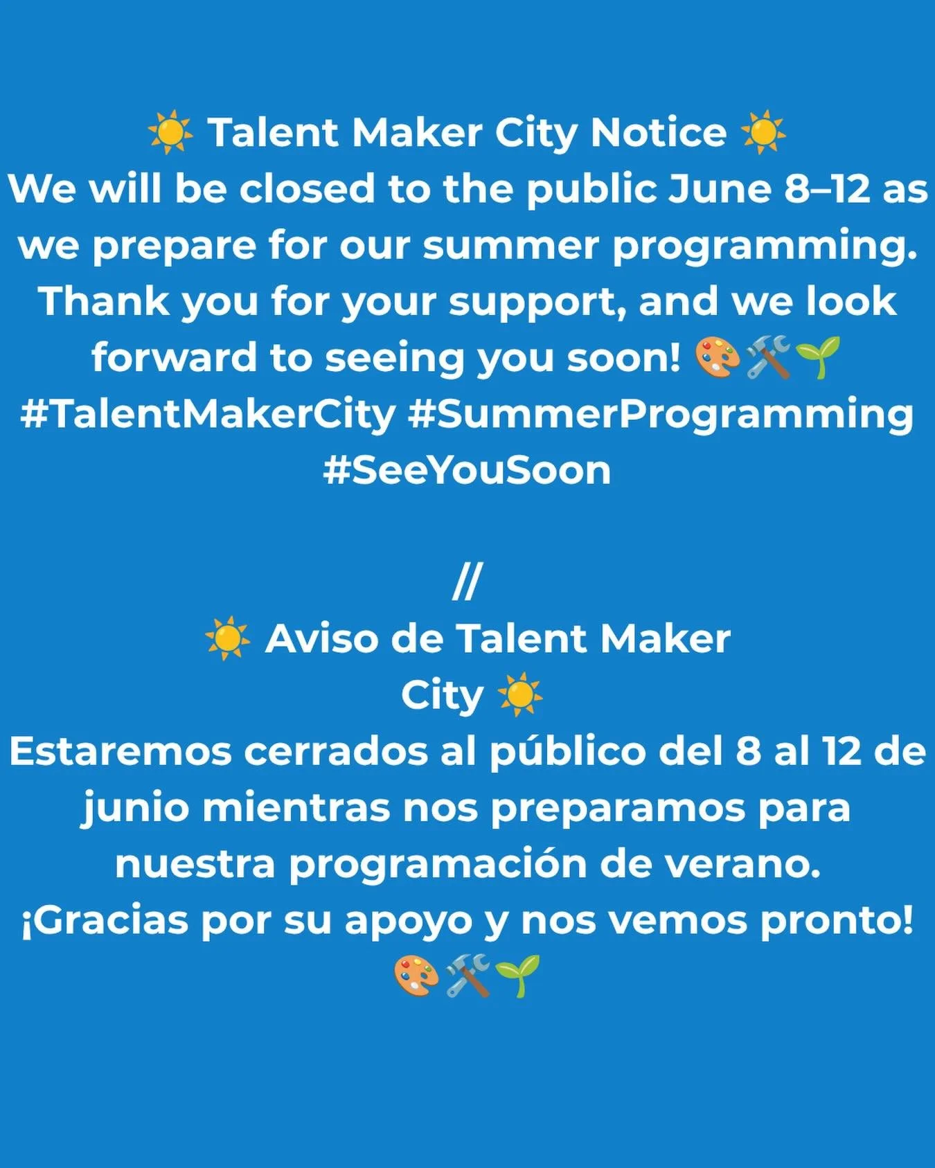 We will see you all soon ! 🩵🌀// &iexcl;Nos vemos a todos pronto!💙🌟