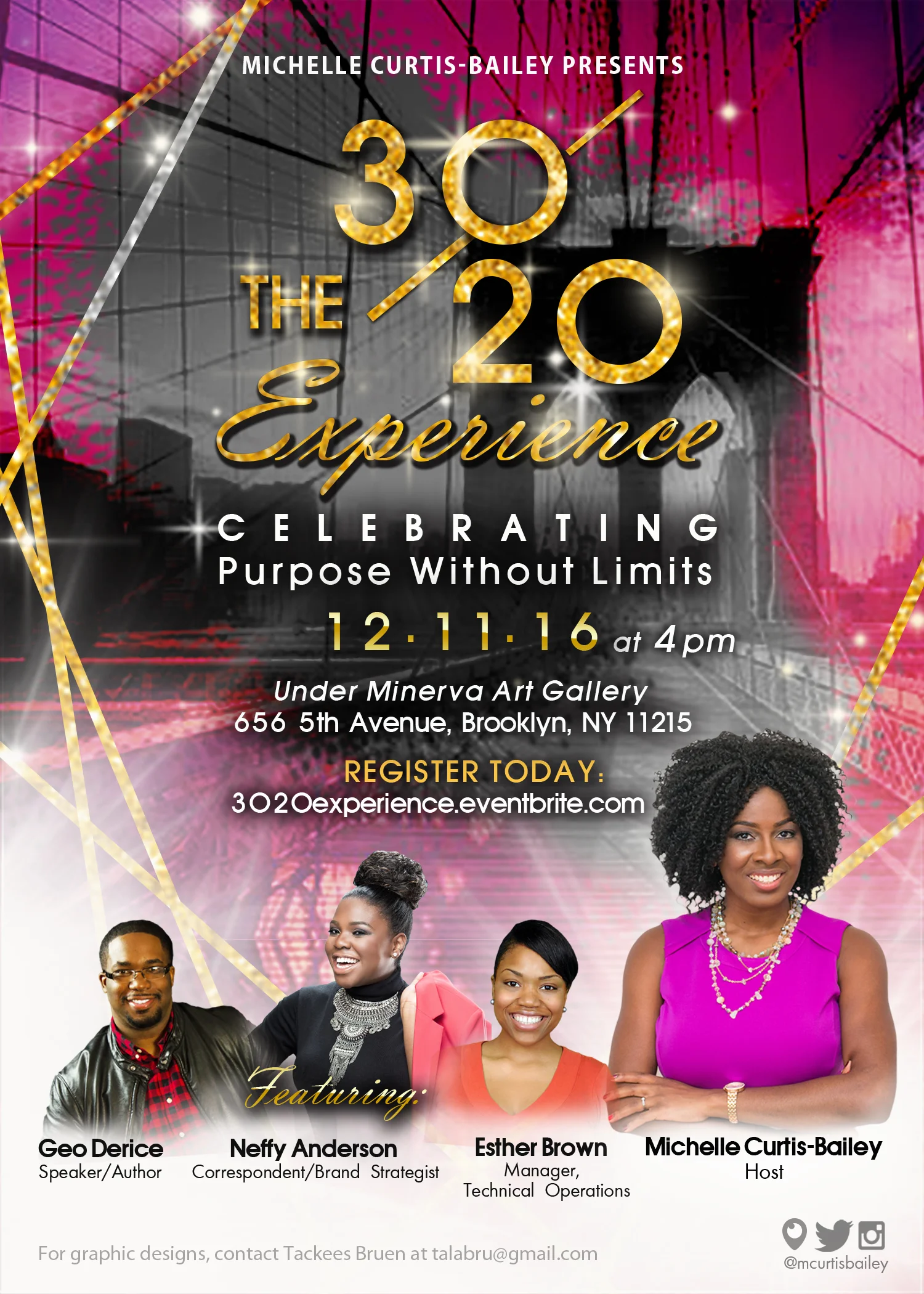 The 30/20 Experience: Celebrating Purpose without Limits in Your Career, Business, and Beyond