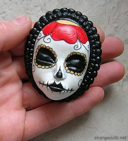 Day of the Dead Brooches and Necklaces