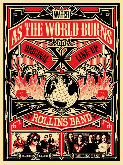 POSTER DESIGN BY SHEPARD FAIREY