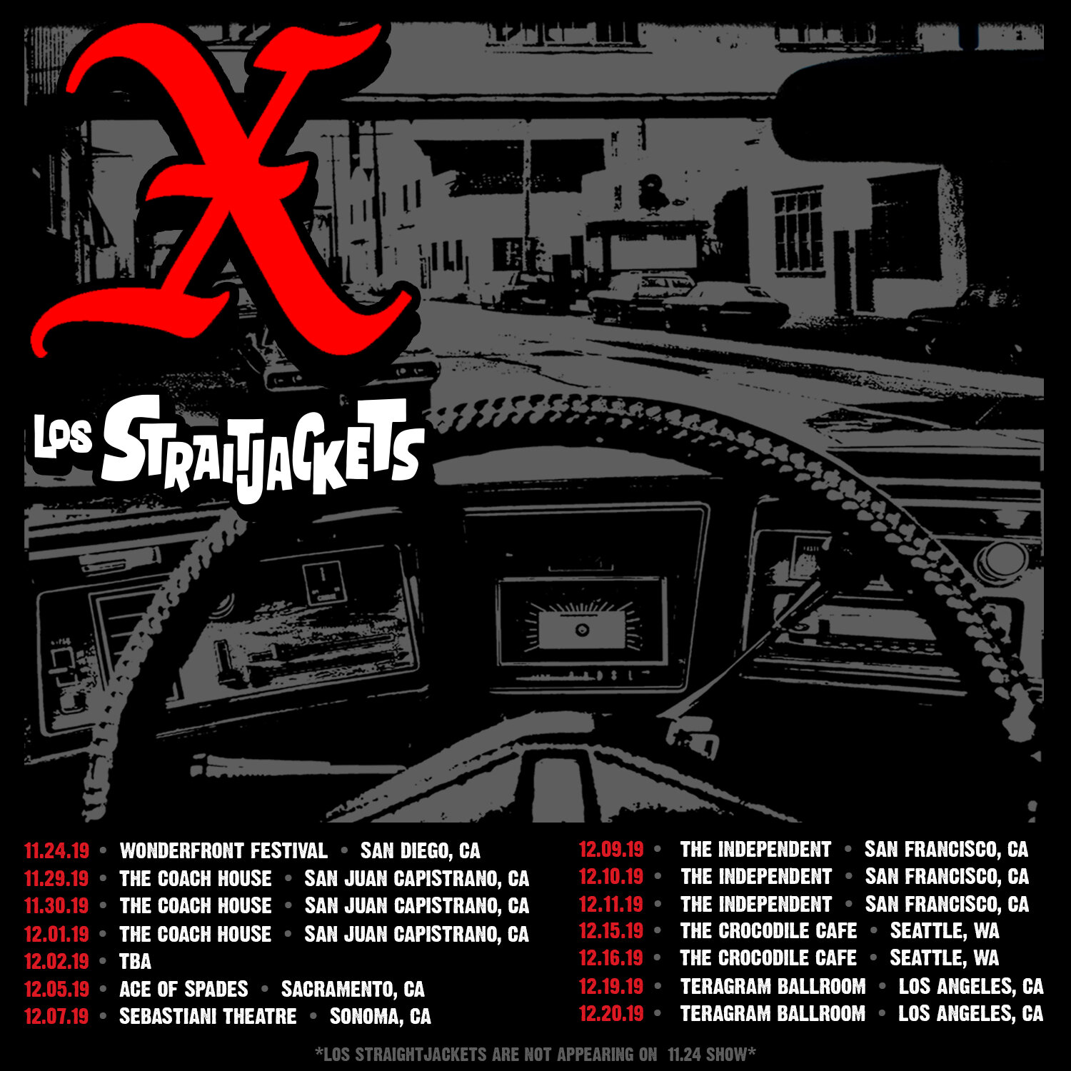 x the band tour dates 2022