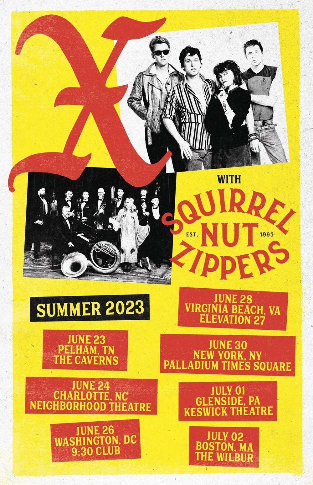 SHOWS — X the band