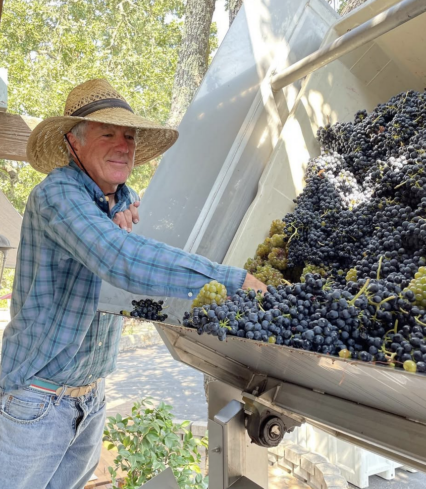 Chris Loxton at Loxton Cellars in Sonoma