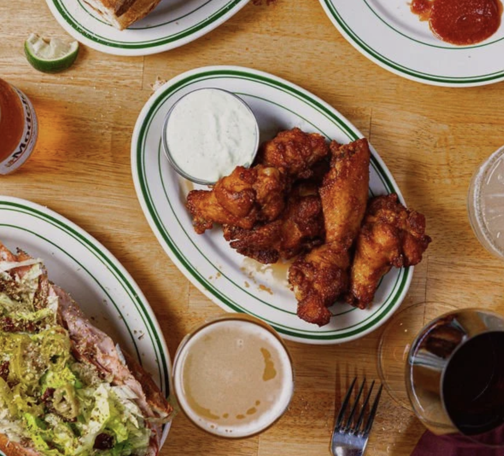 Wings at Bucks Place in Sonoma