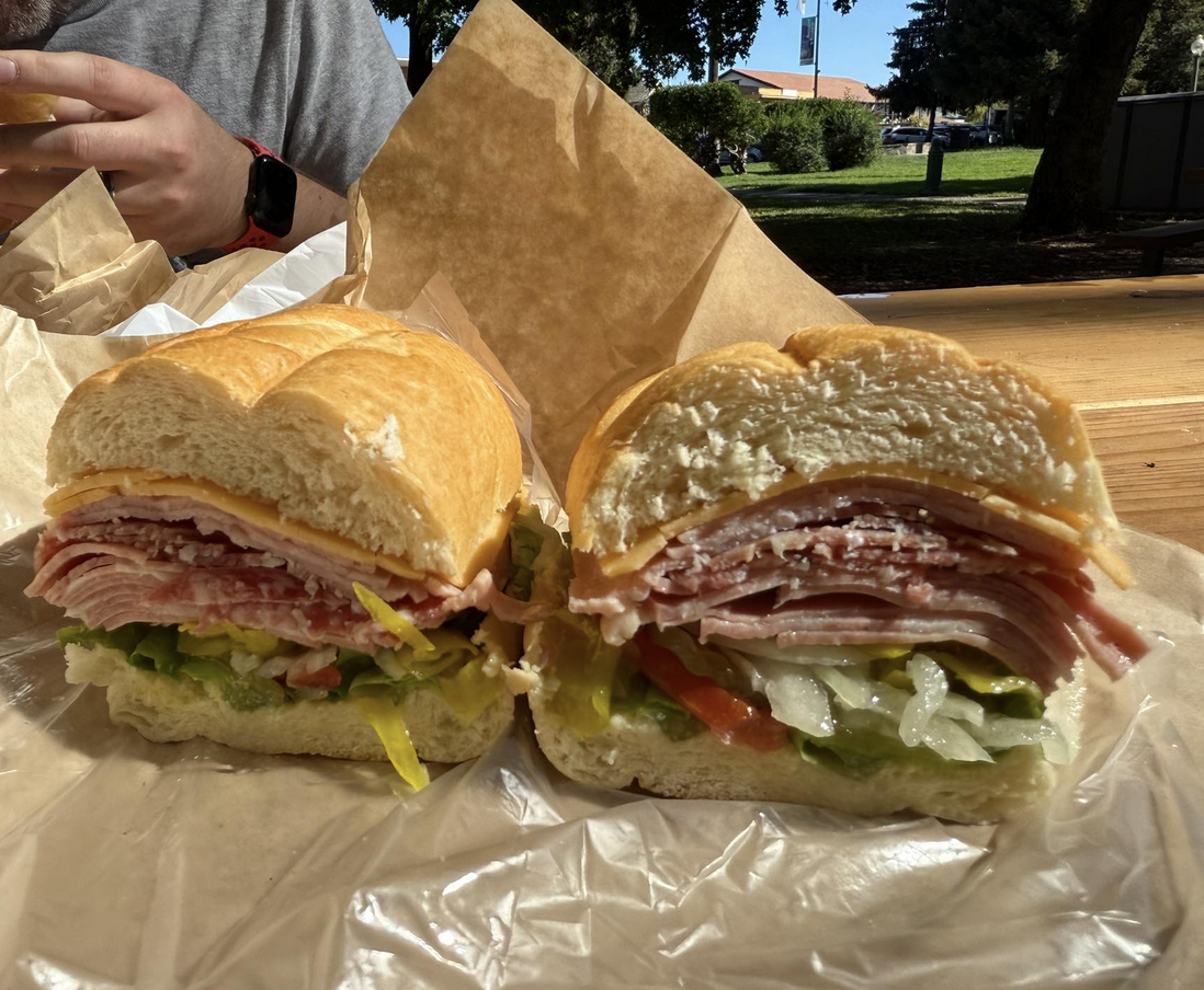 Photo by Ashley White of Broadway Market sandwich in Sonoma