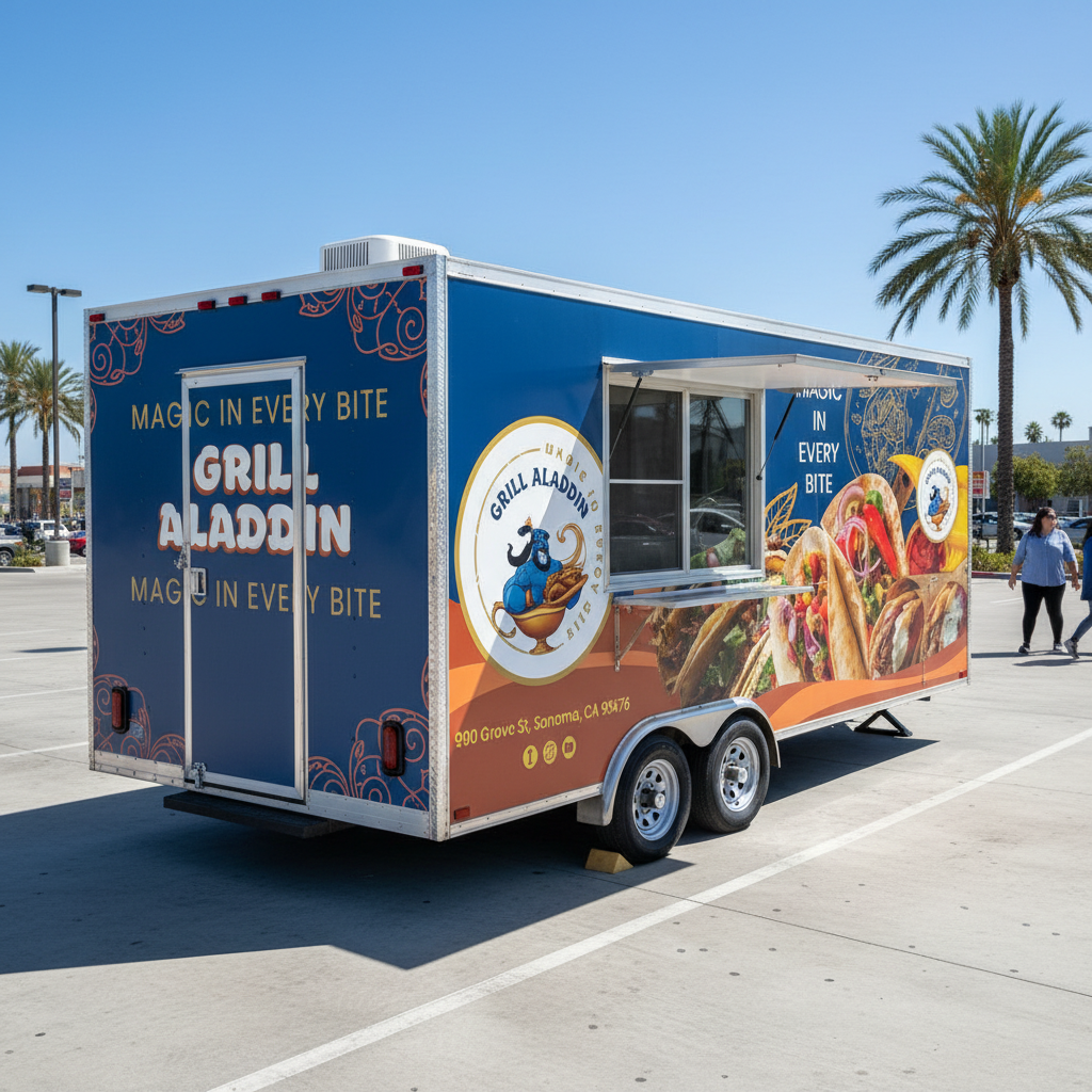 Aladdin Grill Food Truck in Sonoma