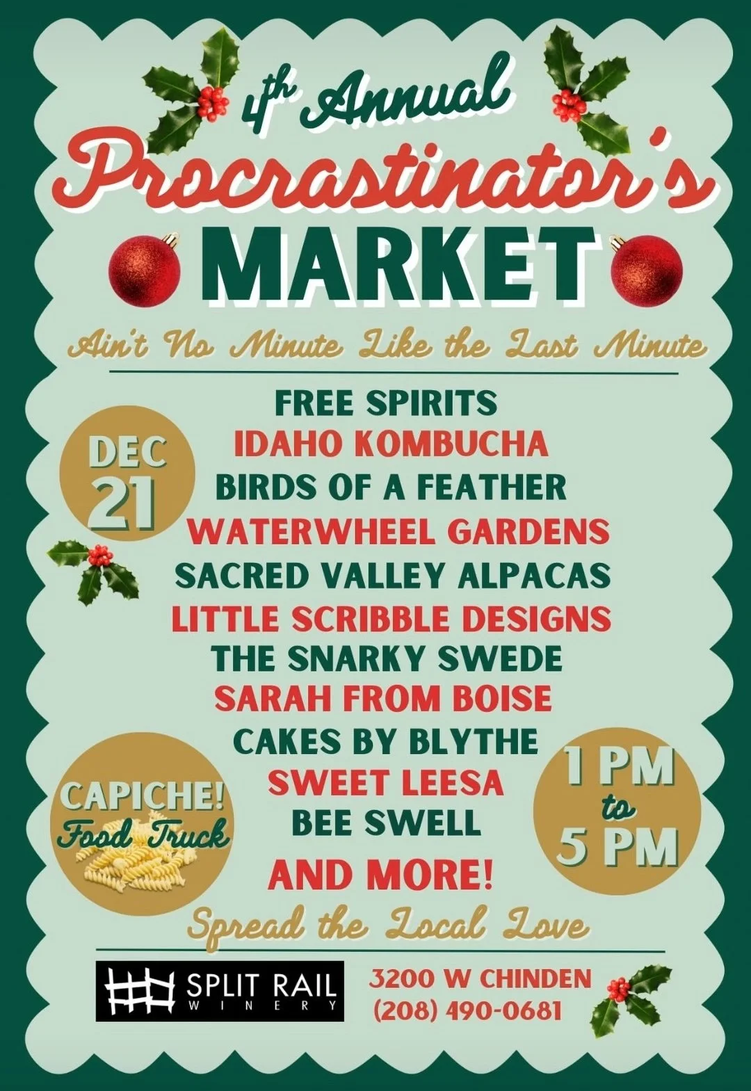 Split Rail Winery Procrastinators Market
