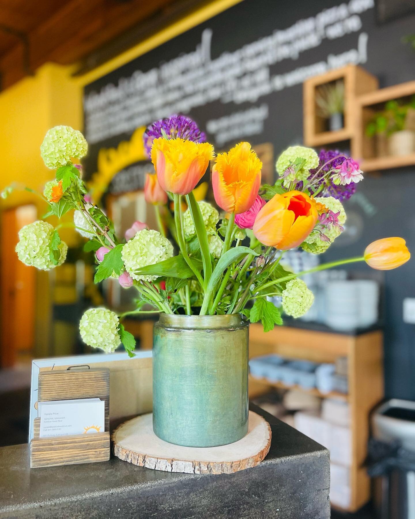 We&rsquo;ve got a few special surprises just in time for the weekend, stay tuned for some menu special and operational updates&hellip;

In the meantime, here&rsquo;s some spring flowers to pair with some expected spring showers coming thru this weeke