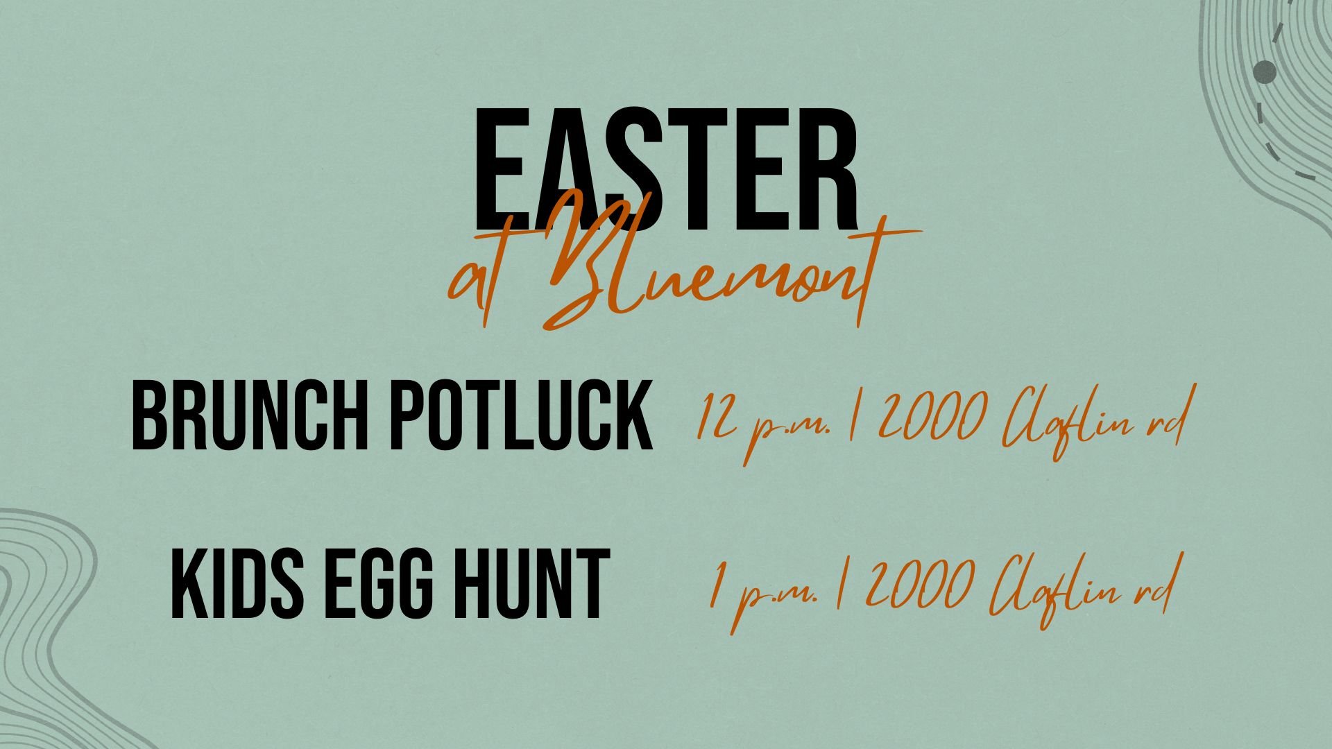 Easter at Bluemont