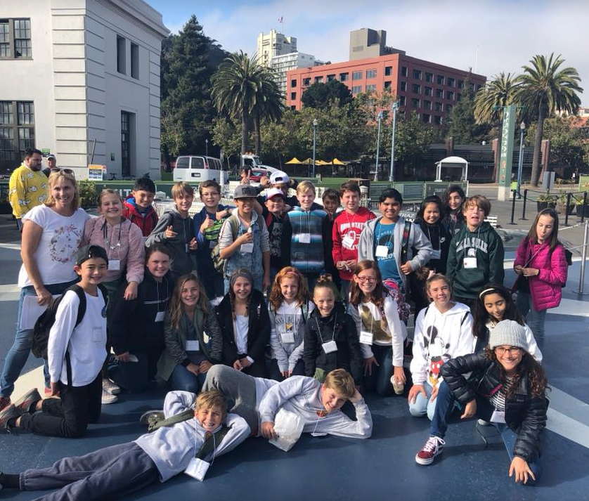 6th grade en route to visit Alcatraz after reading “Al Capone Does My Shirts” by Gennifer Choldenko