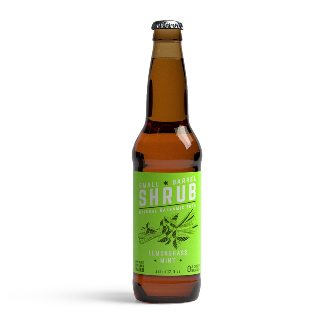 Shrub Soda. Lemongrass & Mint Shrub Soda Shrub Drink