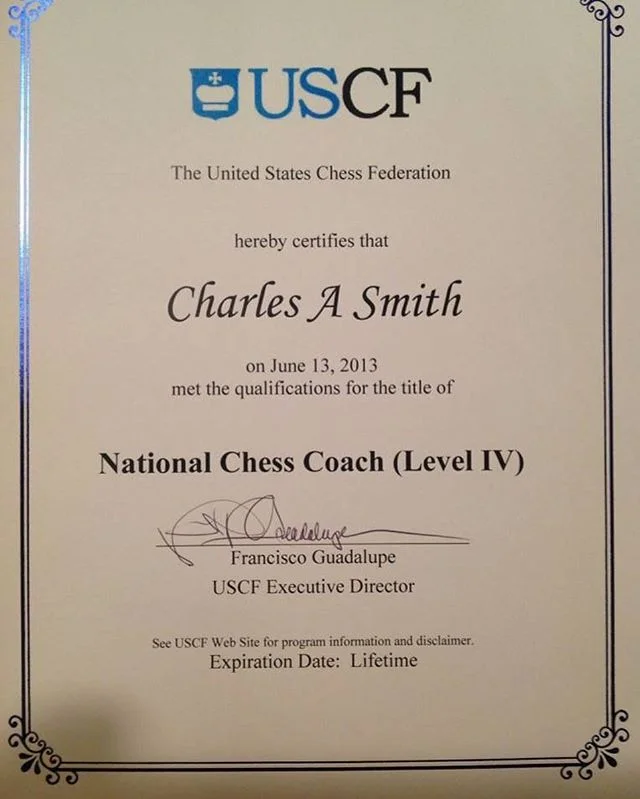 Looking forward to level V. #chesscoach #chessplayers #uscf #chesslessons #chesschampion #playchess #unitedstateschessfederation #chessplayer #learnchess #chess