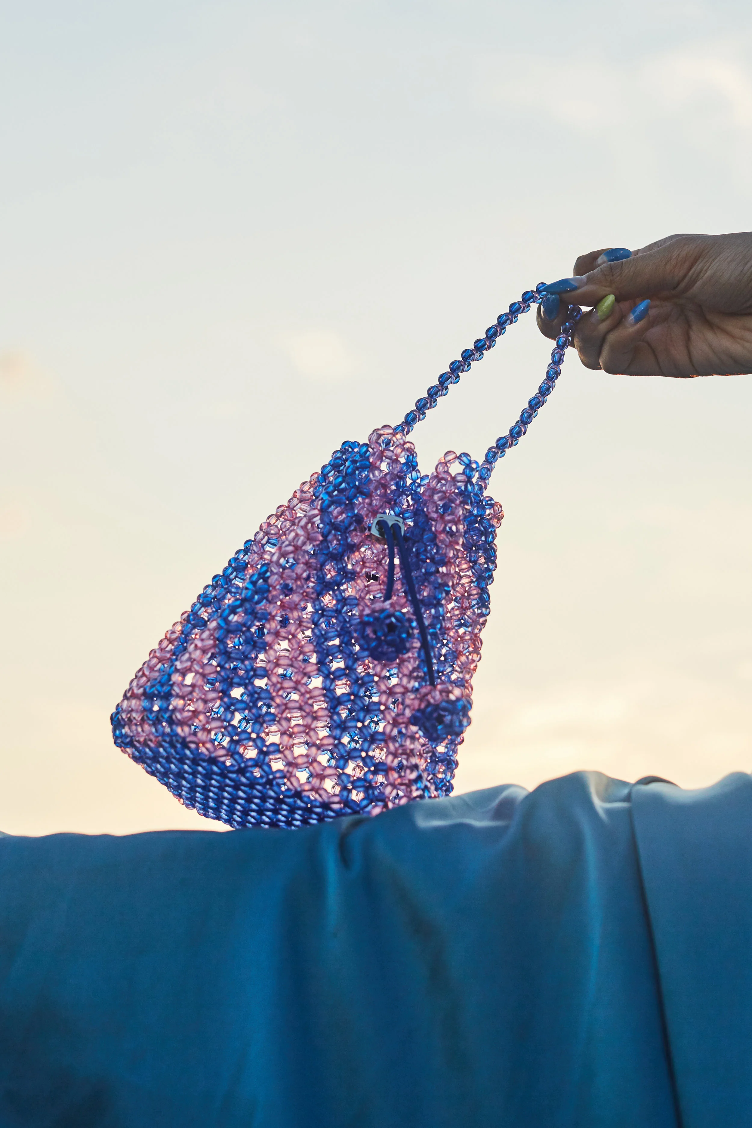 TULIPA IN BLUE-PINK STRIPE