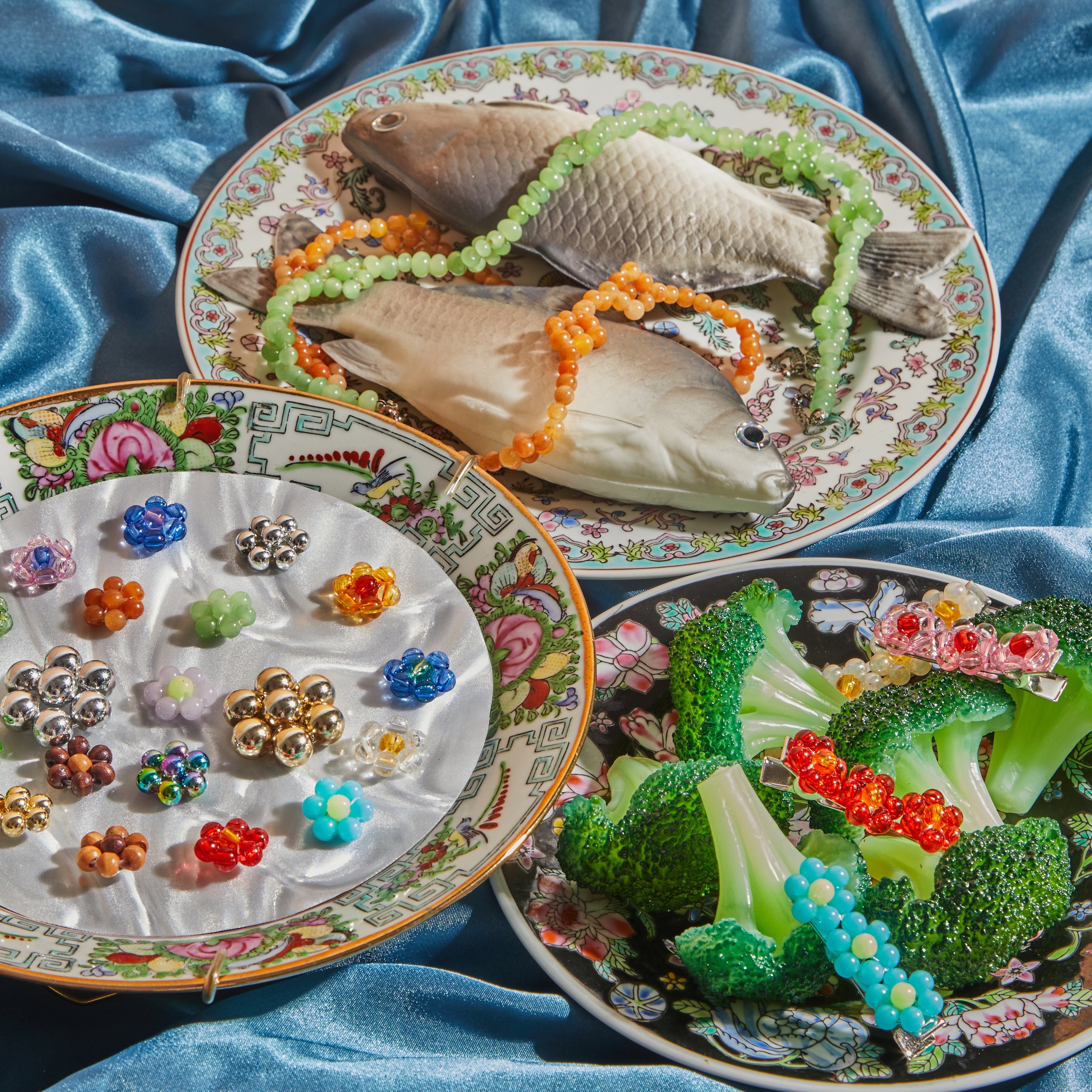 FLORAL EARRINGS (PAIR)