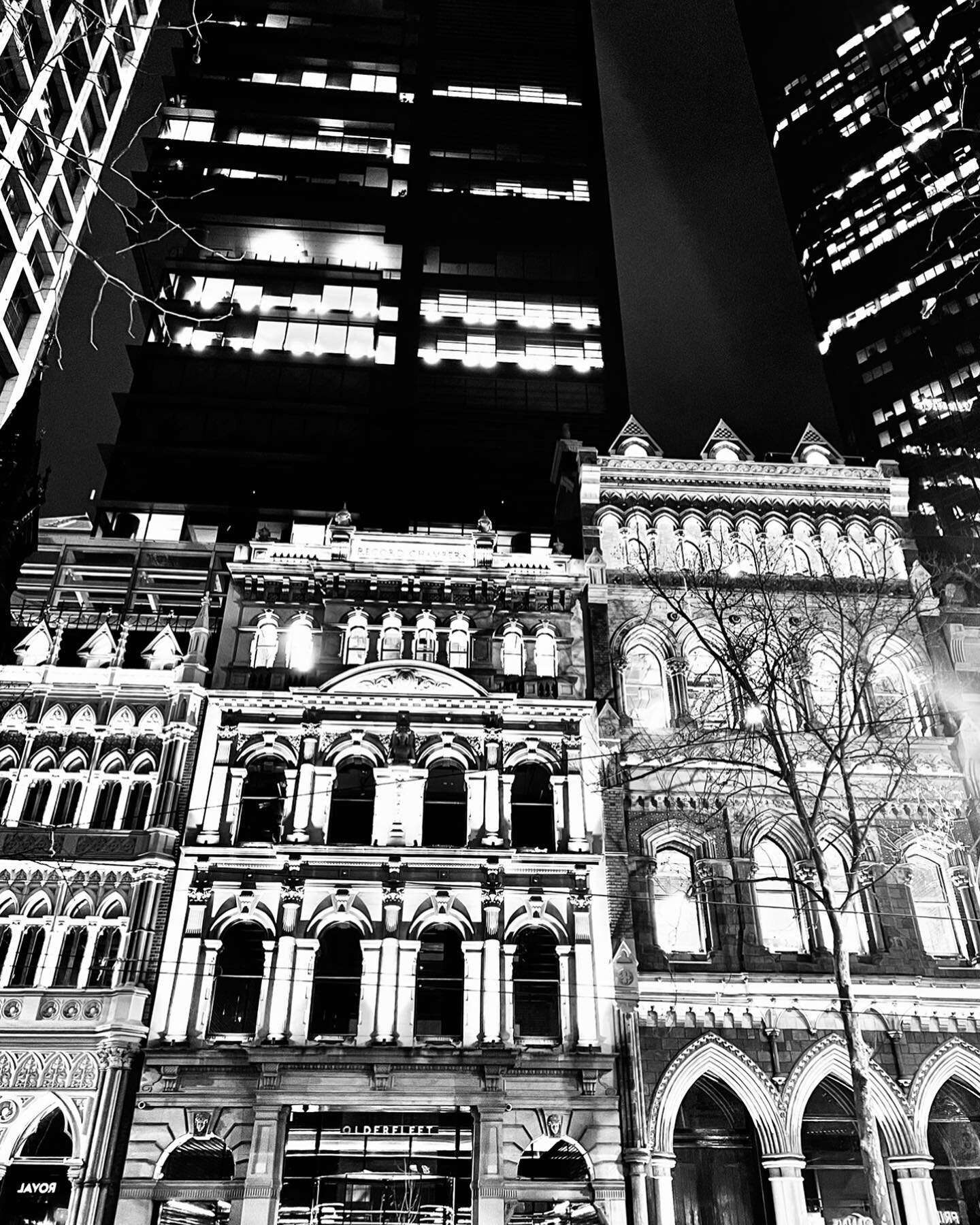 Seegerbydesign loves&hellip; Collins Street Precinct #collinstreetmelbourne #collinsstreetarchitecture #ilovemelbourne #gothicrevival #victorian #blackandwhitephotography