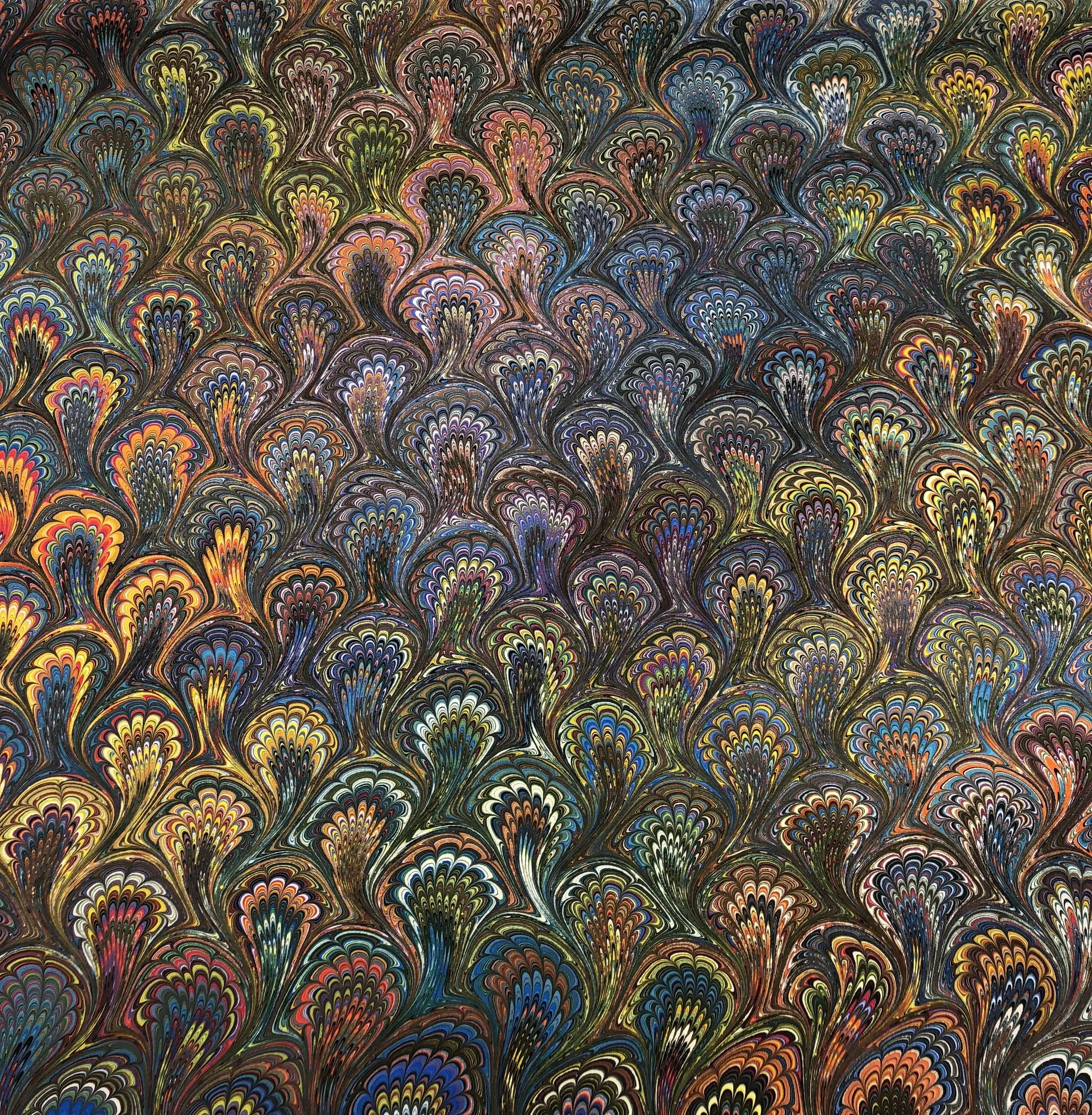Marbling on Pimatex Cotton