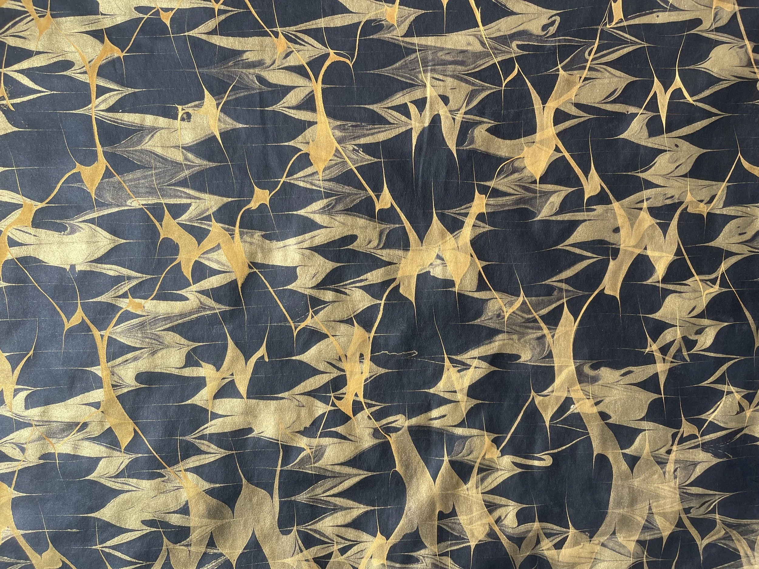 Paper &amp; Fabric Marbling