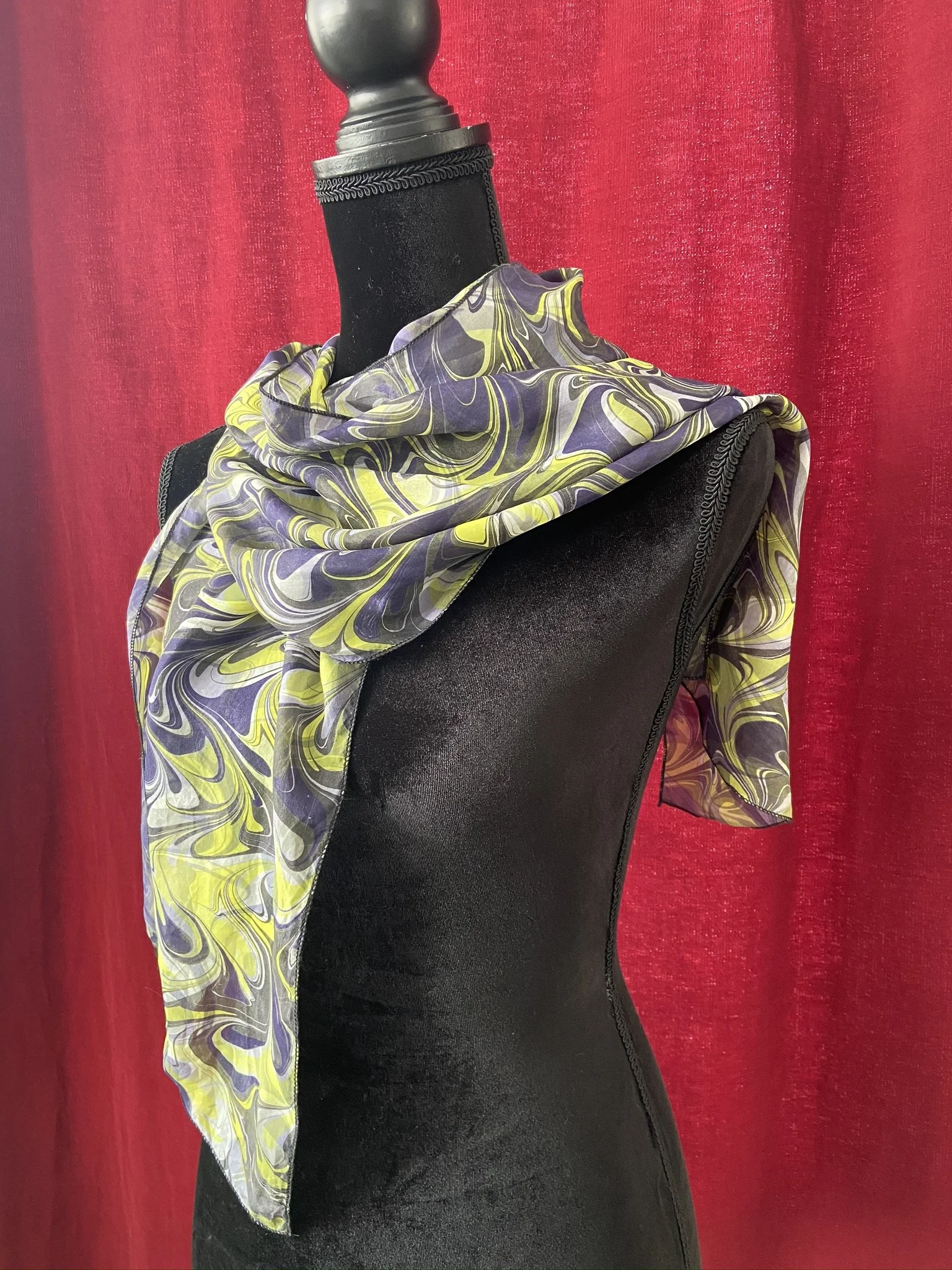 Marbling on Fabrics