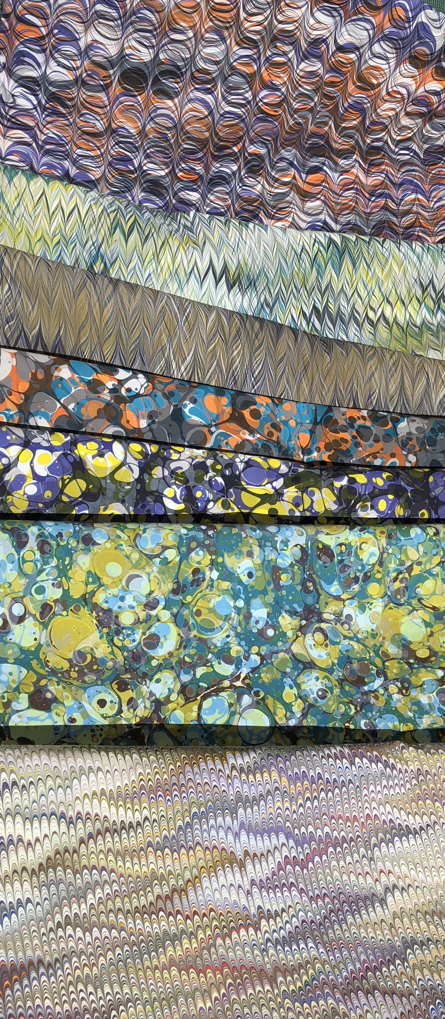 Marbling on Fabric