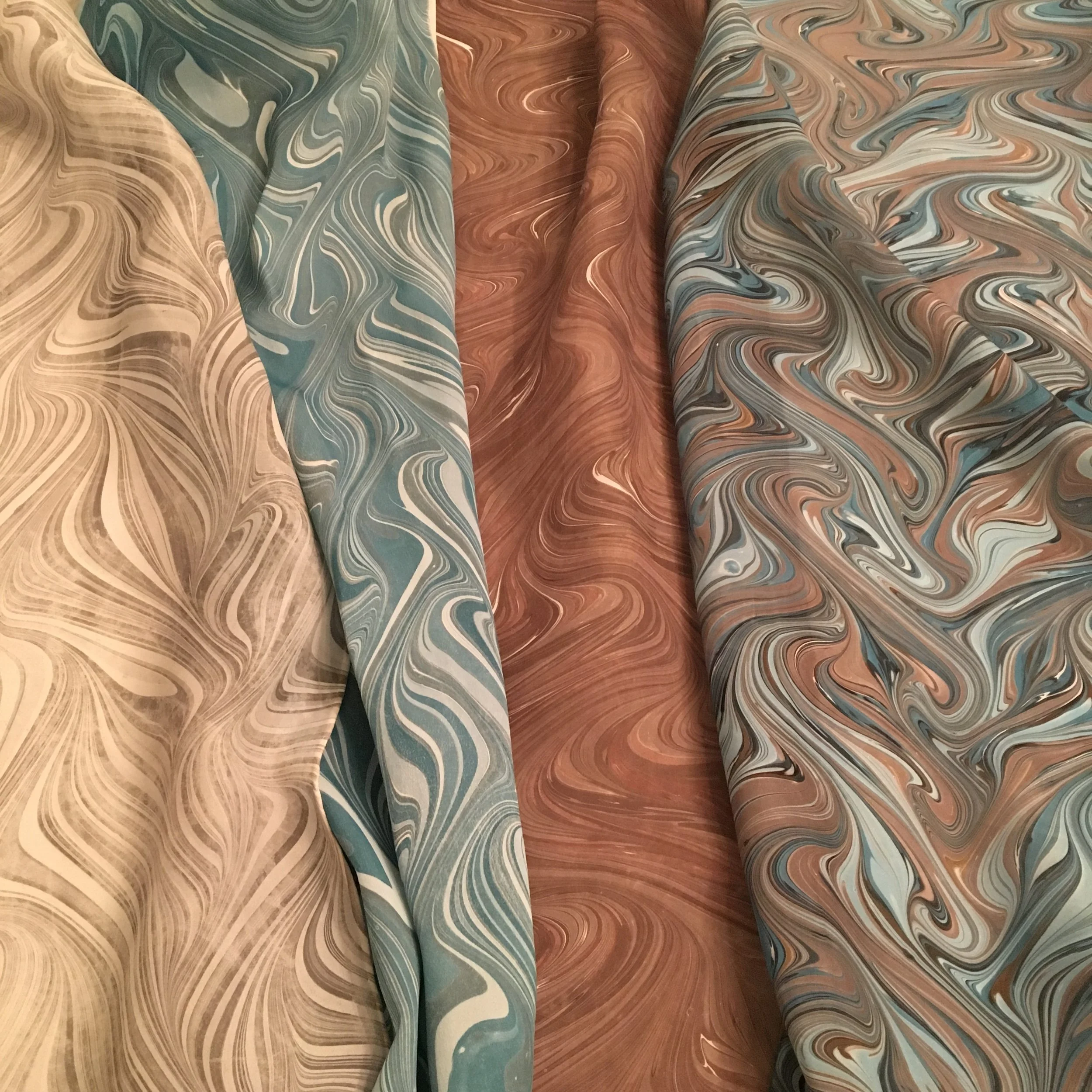 Marbling on Fabric