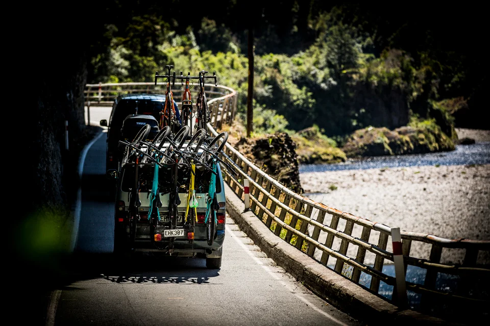 Heading through the Buller Gorge