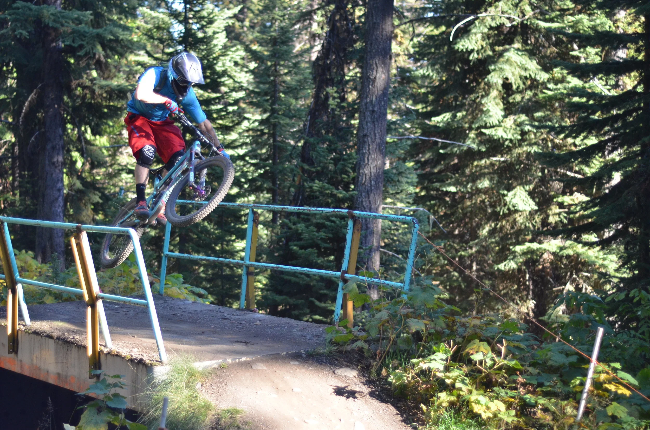 Me on the Nomad at Silver Star, B.C. photo : Mark Dangerfield