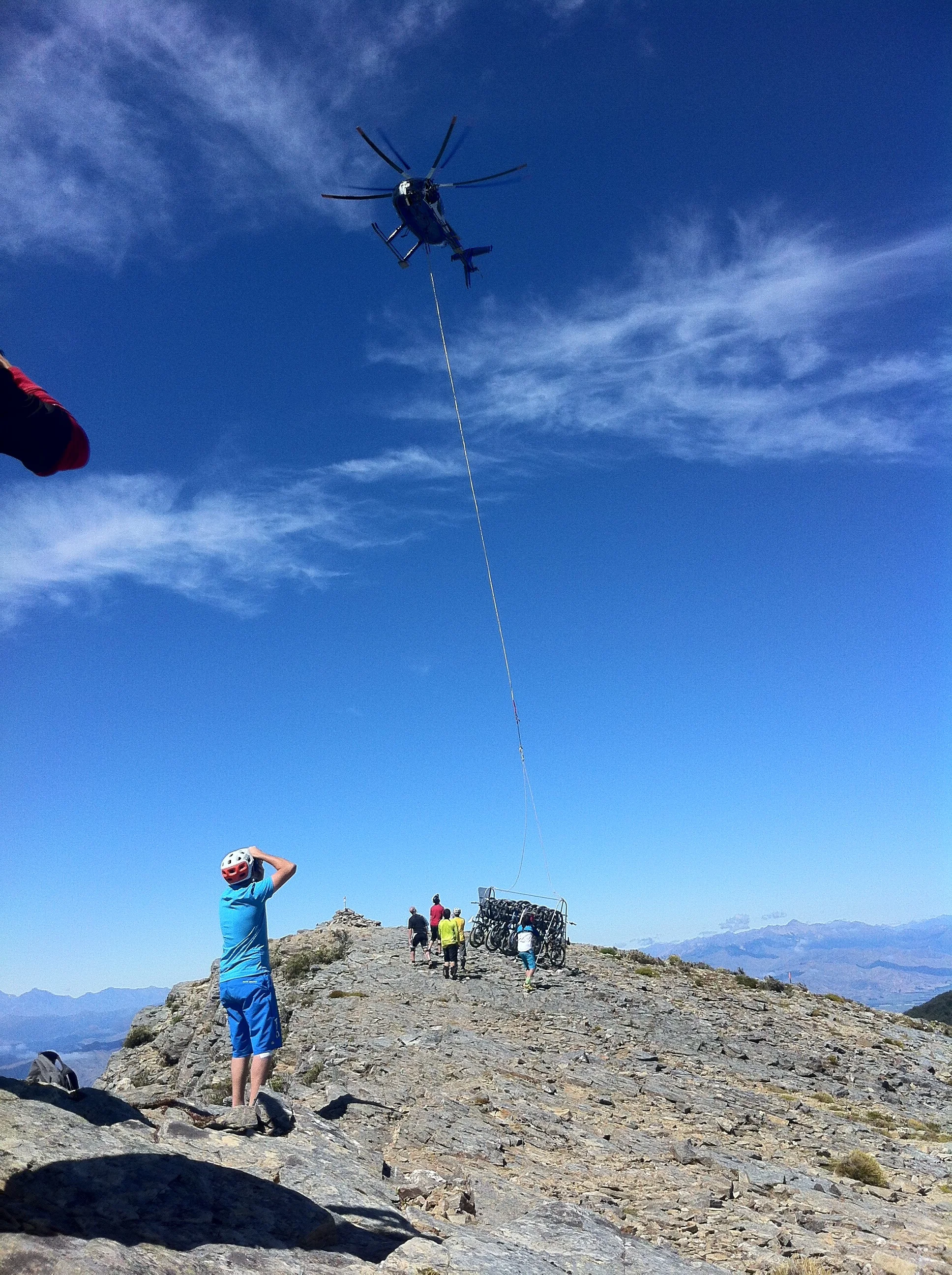 Want lots of cool friends? Just book a heli to Mt. Royal, Marlborough. photo : therodfather