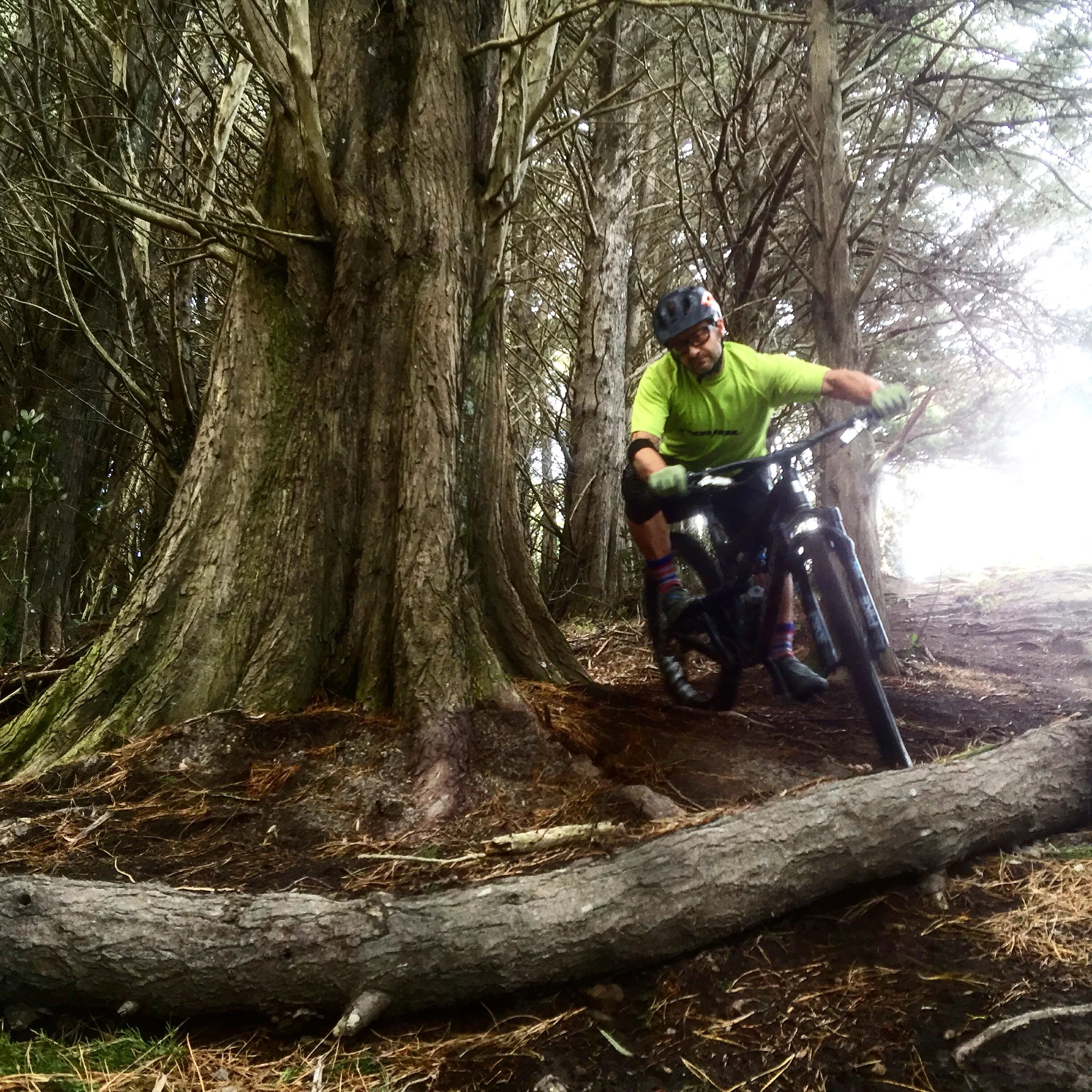 I practiced this turn for hours. photo : Matt Wright RockDrop, Mt. Victoria, Wellington