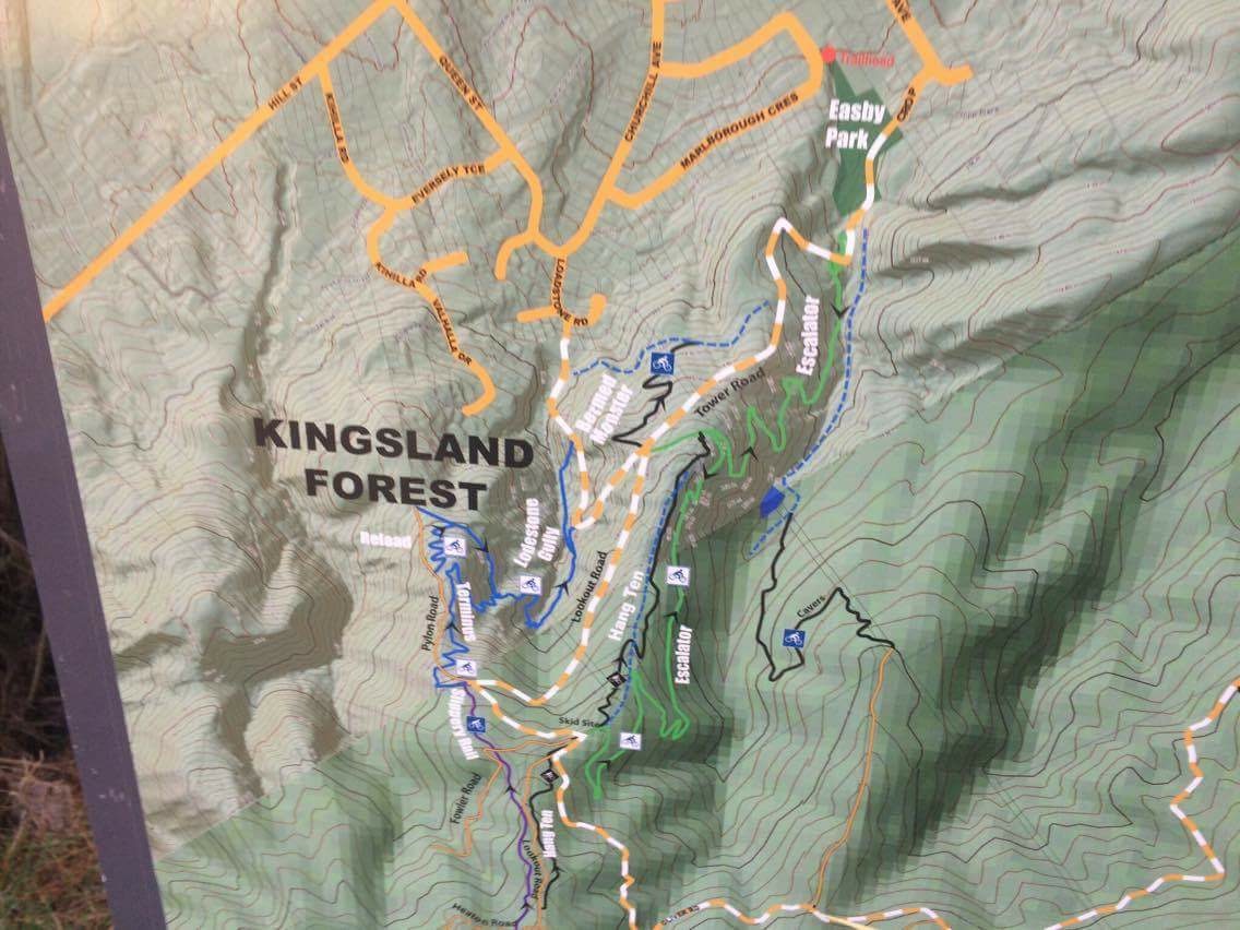 There are handy easy to read maps with clear trail gradings.
