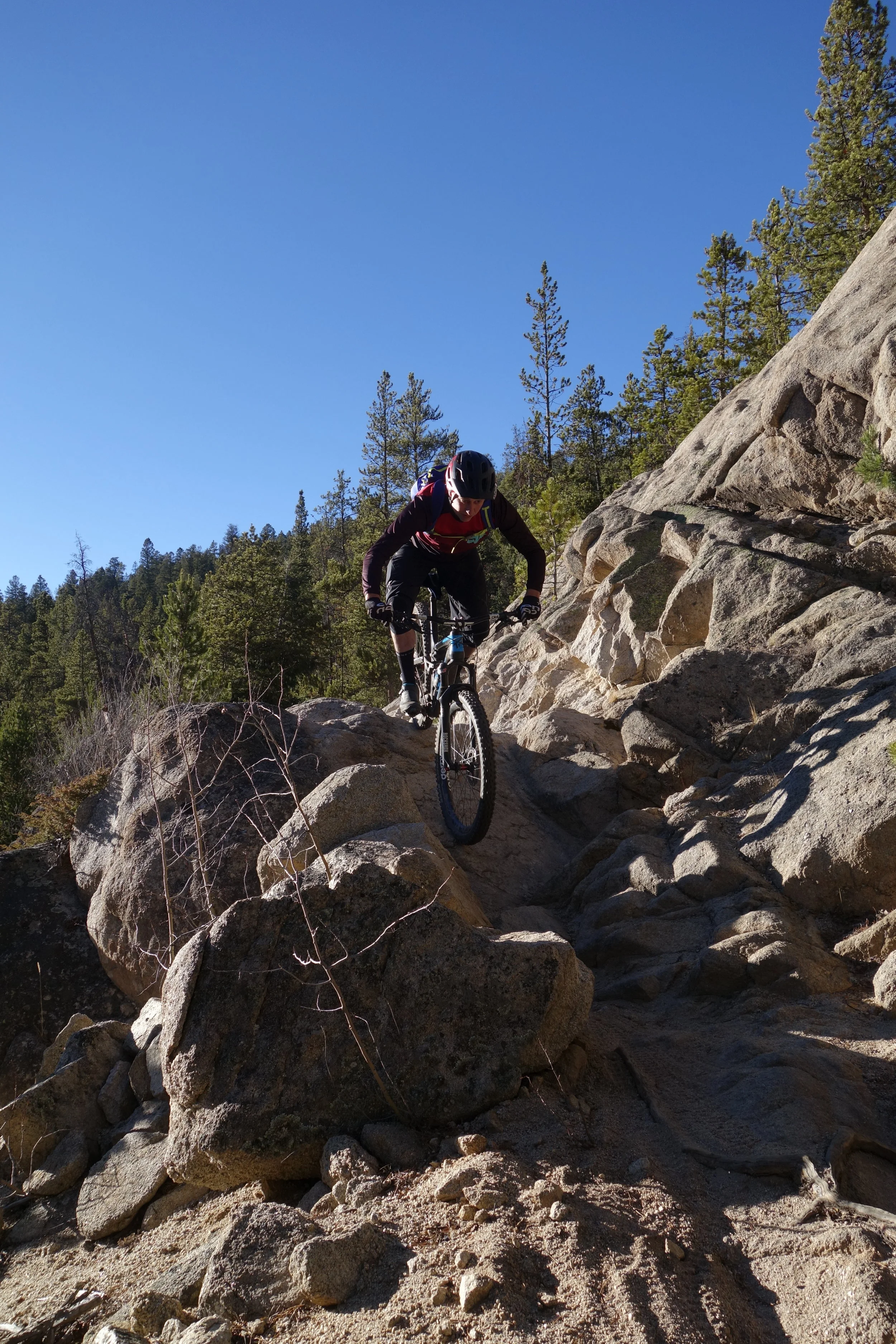 Miles and miles of the fastest singletrack I have ever ridden, with a few speed stoppers thrown in to give Jeff a break.