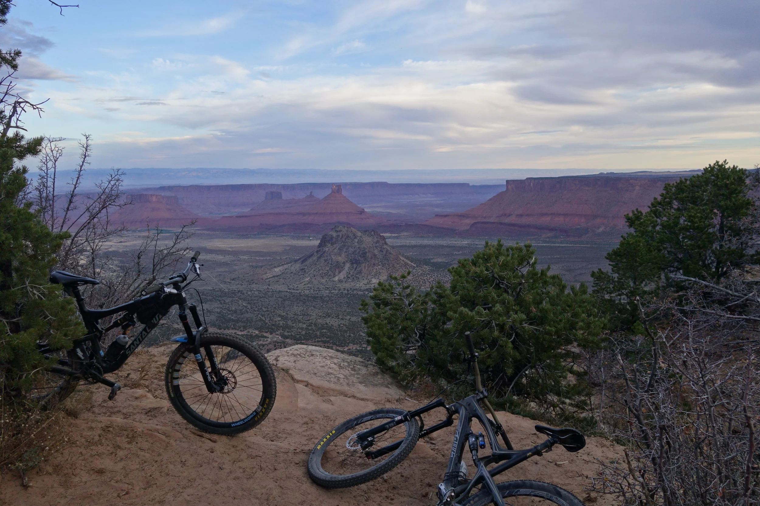 Yes, I think I may have wet my pants again. Every third corner brought us within a yard of a cliff drop to that valley floor.