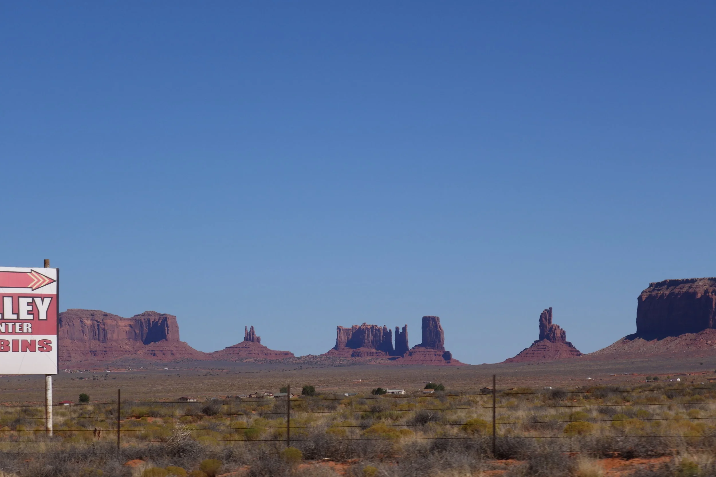 The backside of Monument Valley. I like a bit of industrial with my landscape.