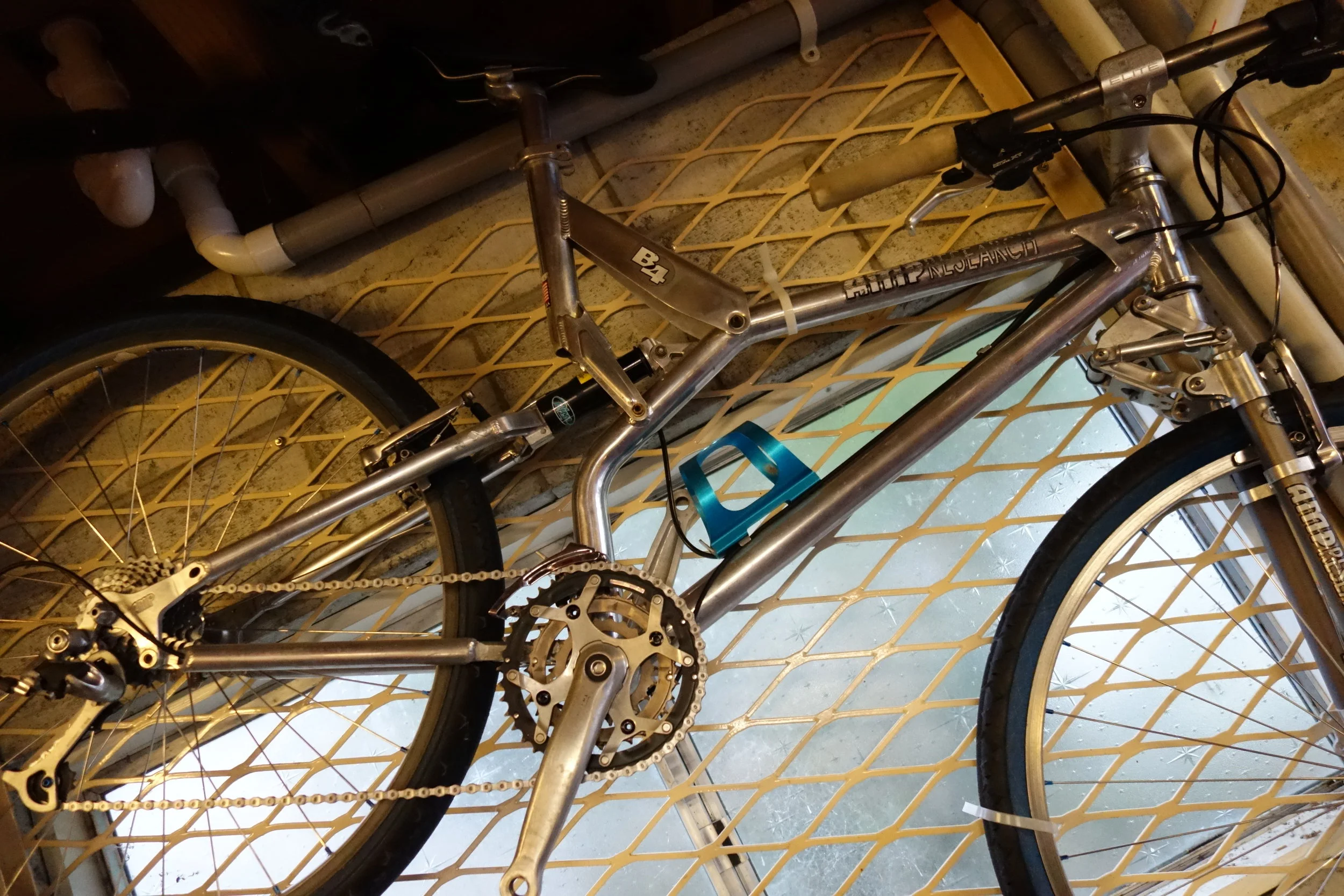 This AMP Research bike was the ultimate dream bike. Rigs like this were about $12,000 and yet still rode like shit. Spaghetti any one.