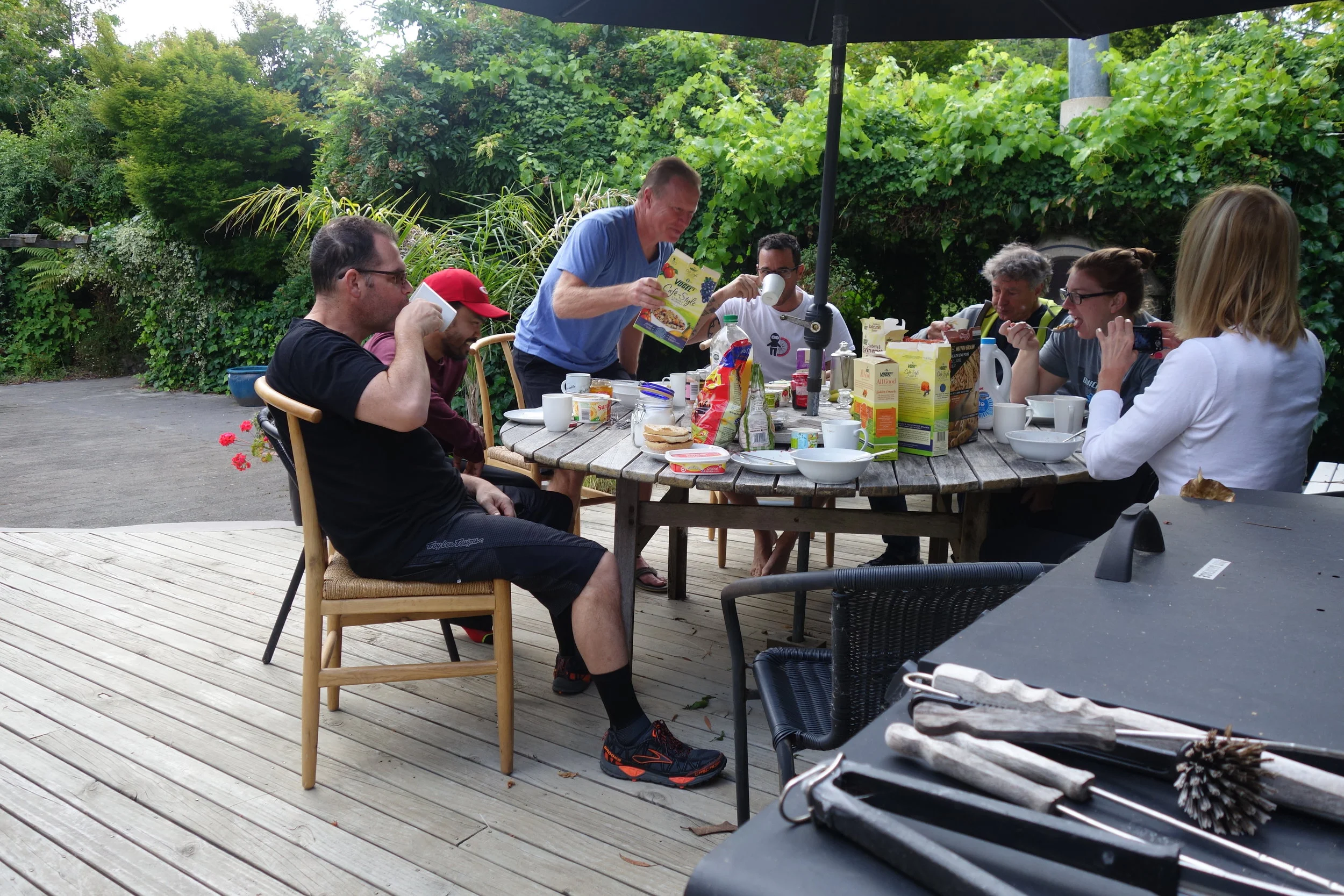 Woodberry Farm Cottages. Breakfast on the deck to riding in the forest.