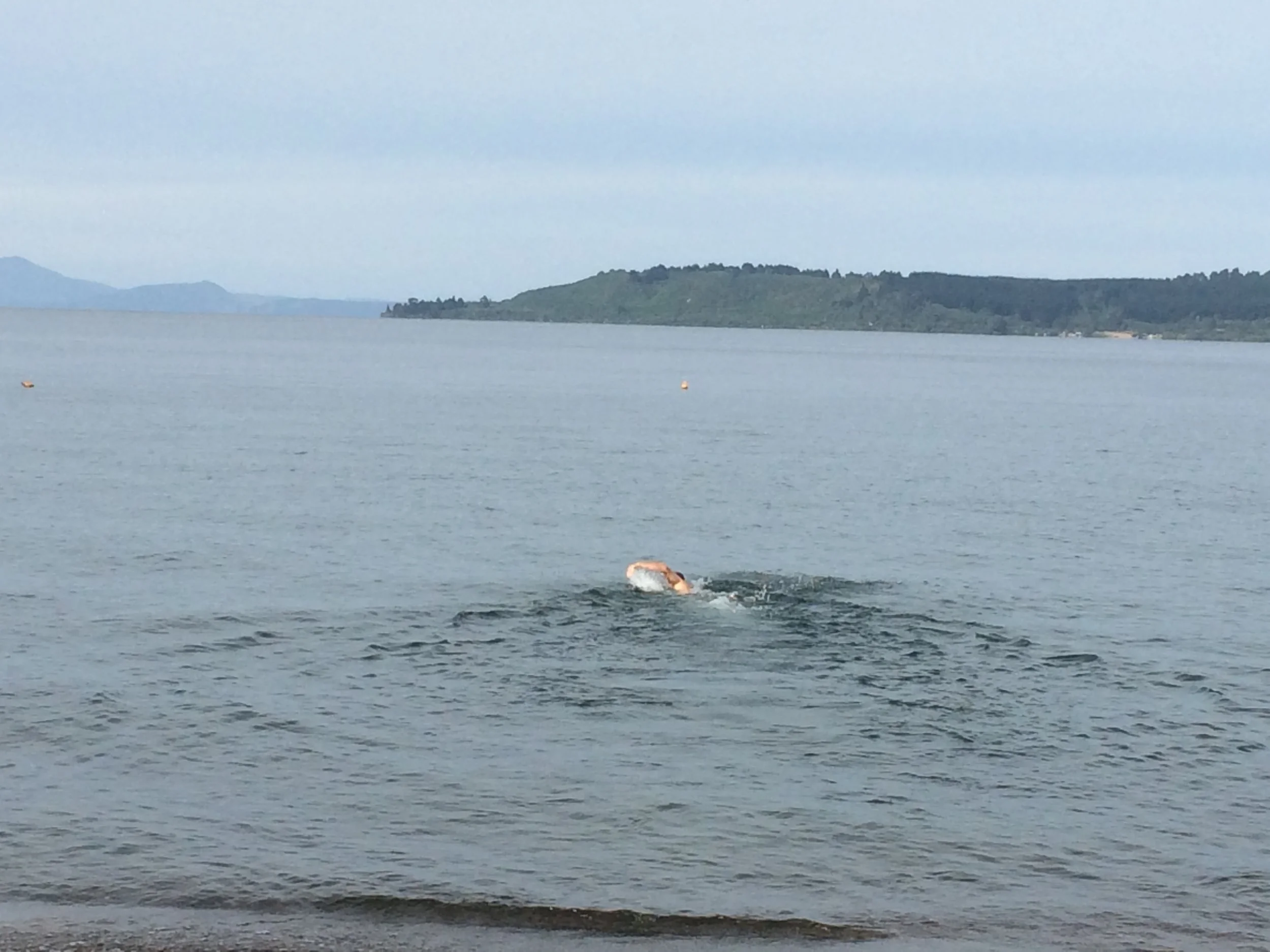 Me doing my Michael Phelps impersonation. I'm too shy to show you my Daniel Craig coming back in (no...really)