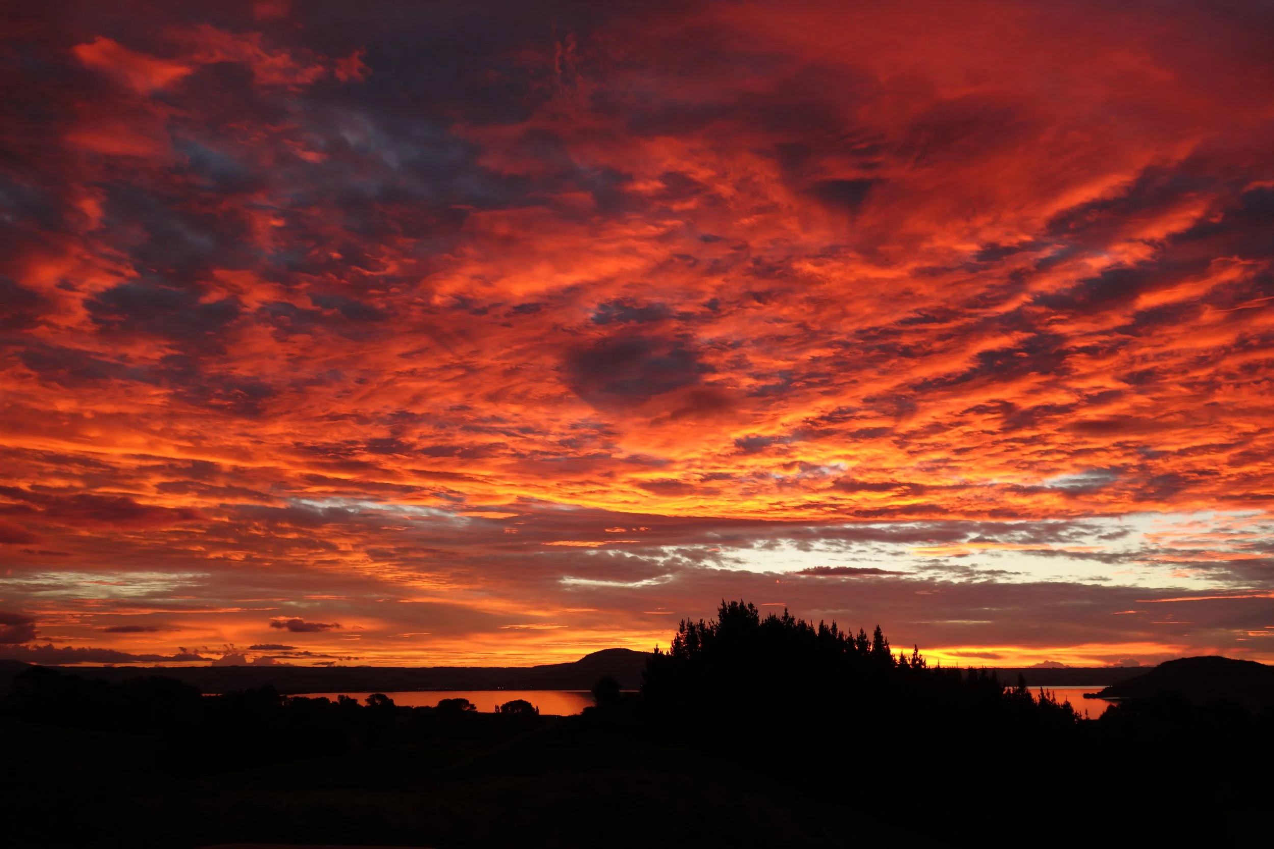 Back home to freshen up just in time to catch this amazing sunset.
