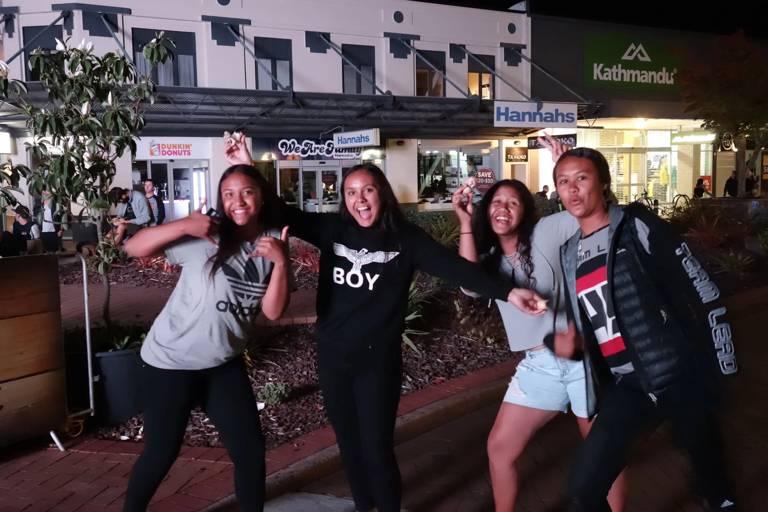 It's not Rotorua if you haven't got a group of drunk locals heckling the event.