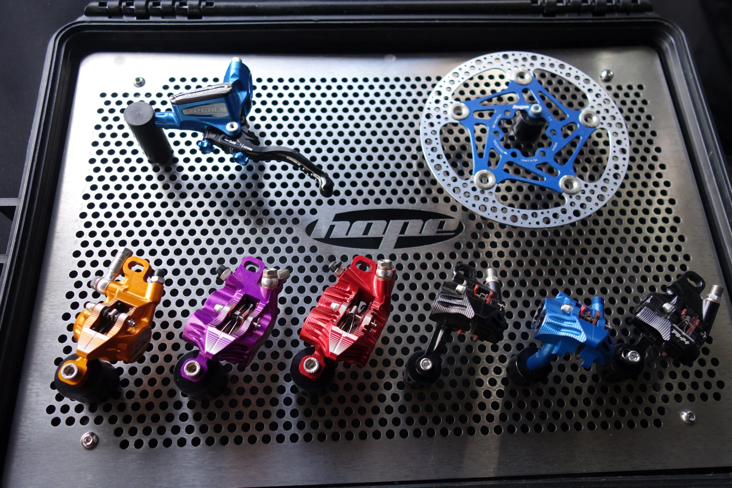 It's not often we punters get to see a full product line in our local bike shop so it's always a bonus to see flash distributor displays like this one from KRD.
