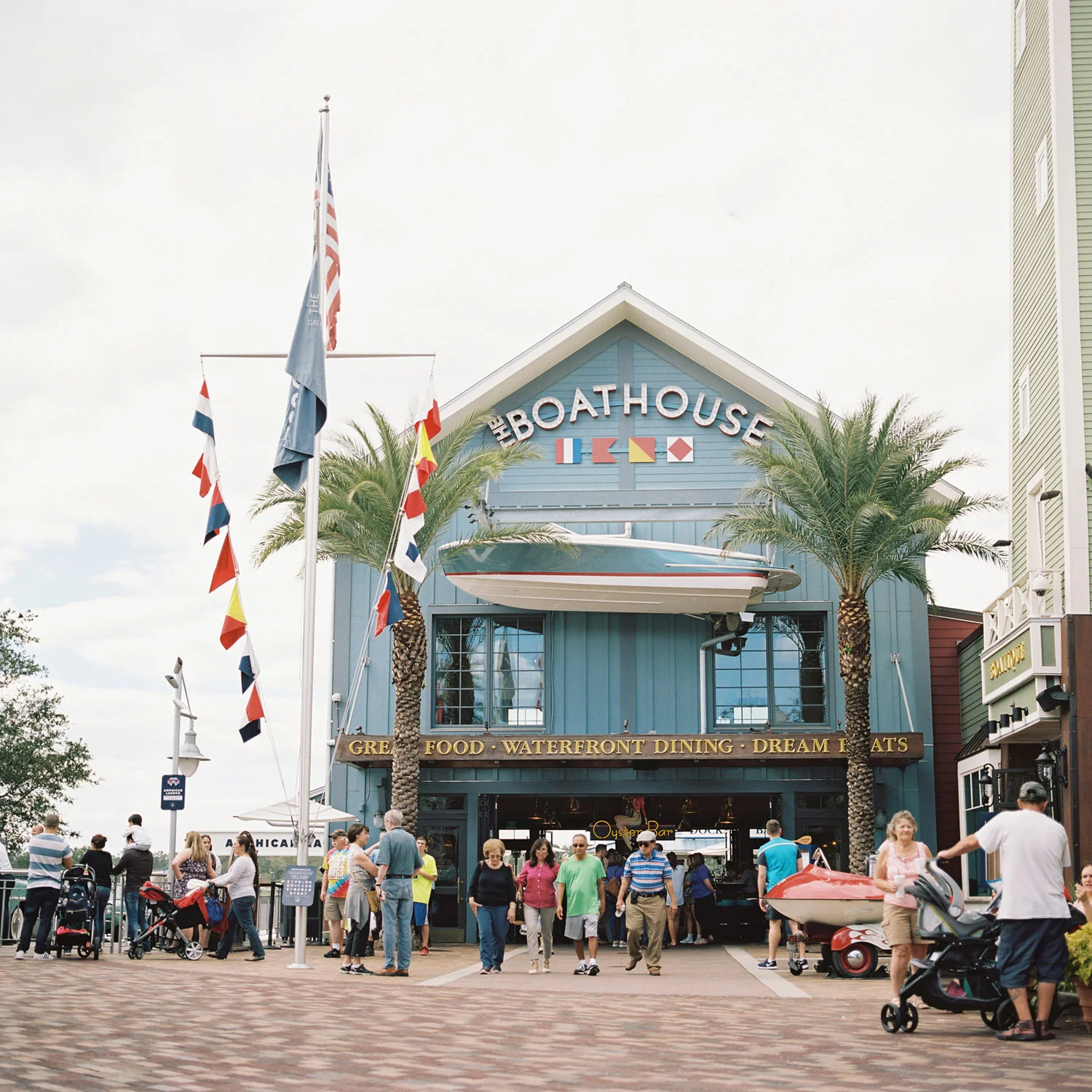 The Boathouse at Disney Springs - the 6x6 format really covers the whole scene