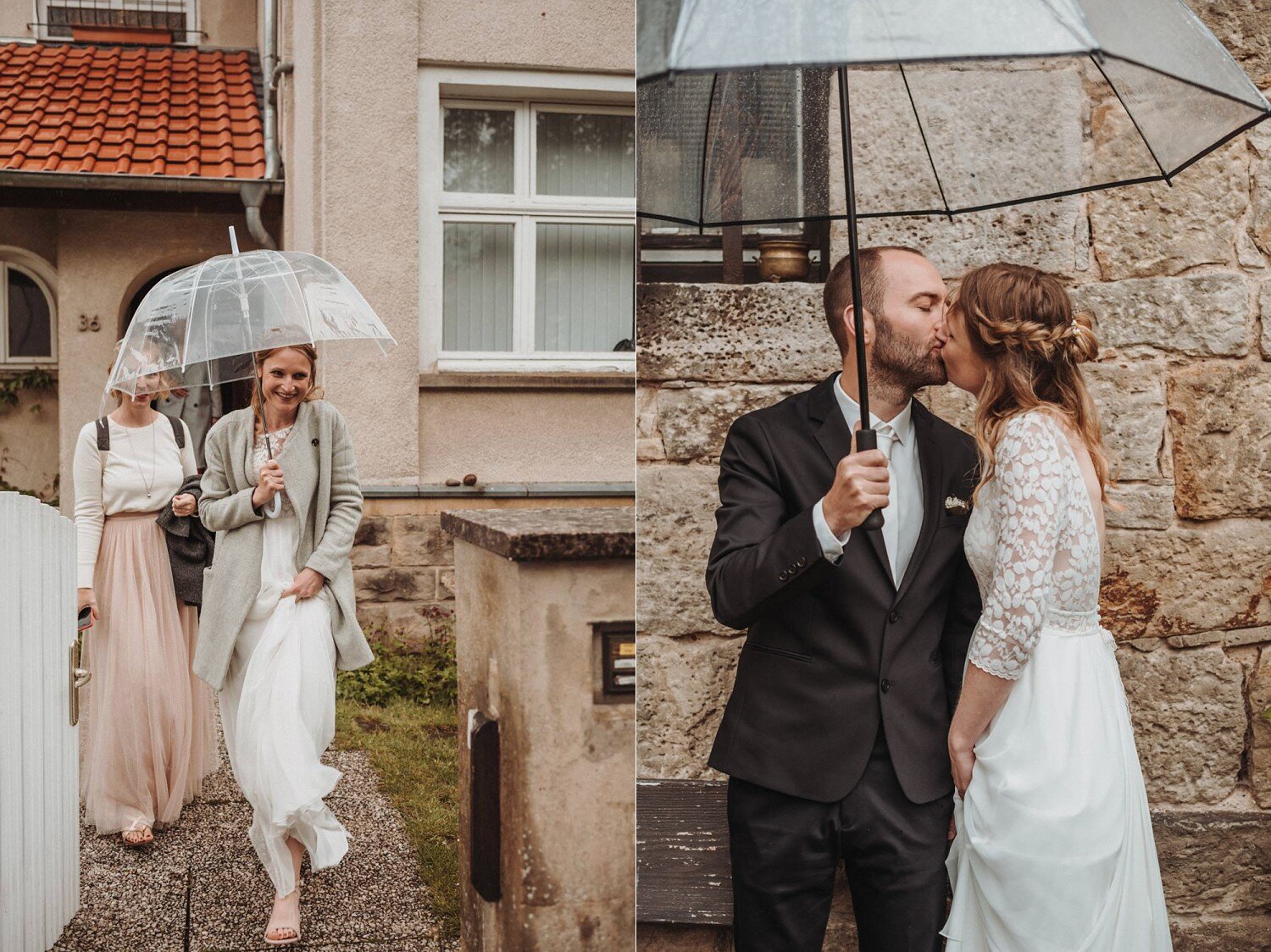 Hochzeit Im Regen Himmelblau Fotografie