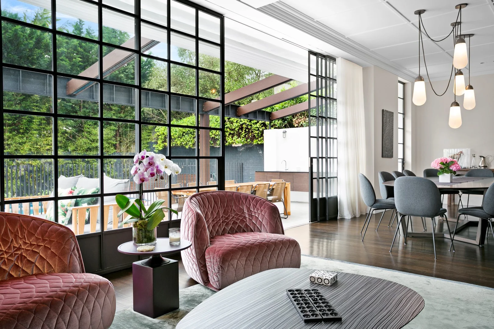 Total renovation of a period dwelling inclusive of top floor extension, pool upgrade and high-end finishes throughout.