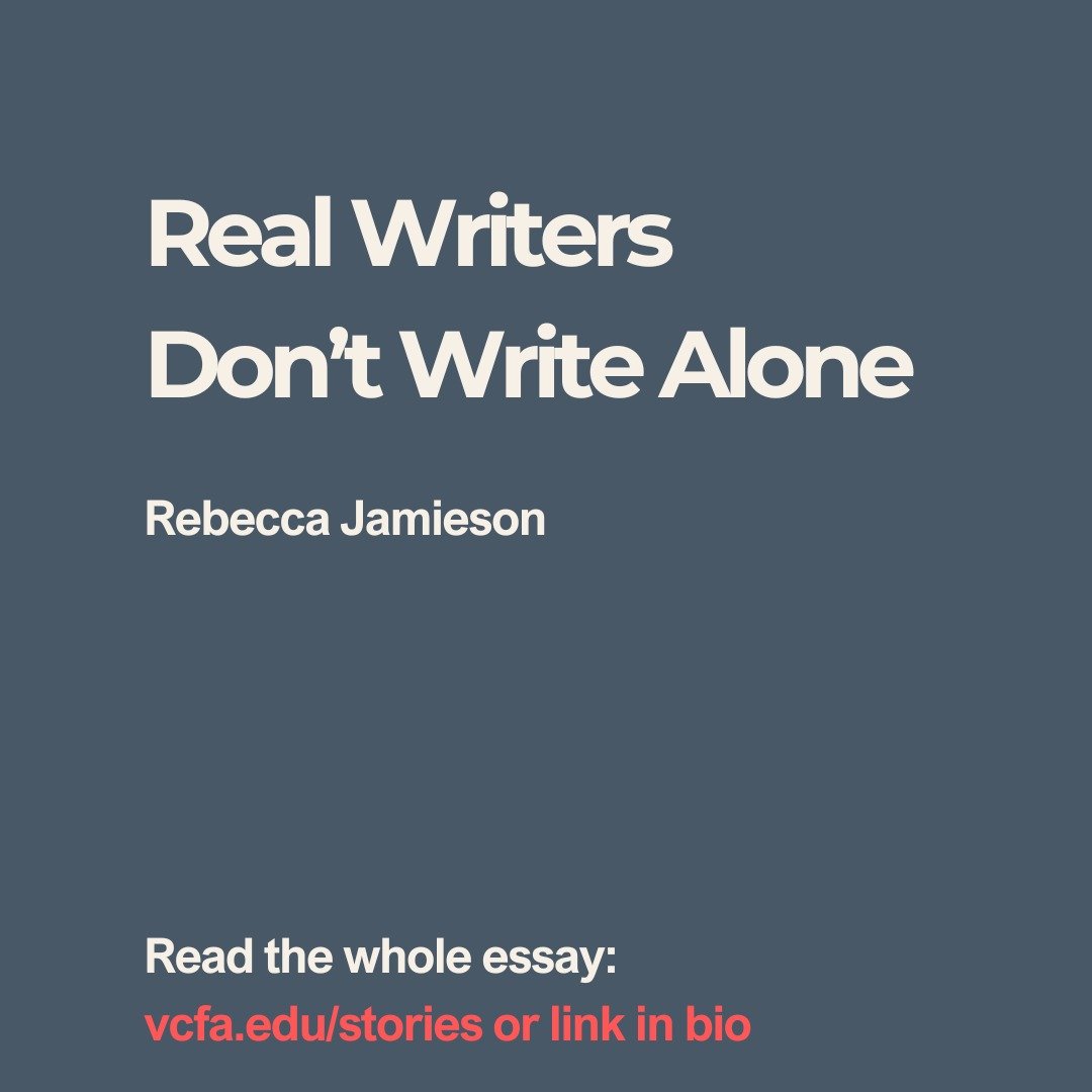 Thrilled to have a new essay about the negative myths I internalized about being a &quot;real&quot; writer featured on @vcfaedu!

My time in the VCFA Writing &amp; Publishing MFA was a huge part of my journey as a writer and teacher. Glad to share th