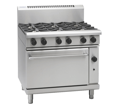 Waldorf RN8610G - 6 Burner Gas Range Static Oven