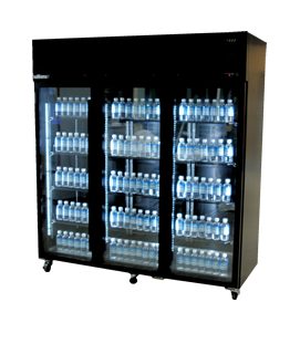 Williams HPS3GDCB - Pearl Star 3 Door Fridge