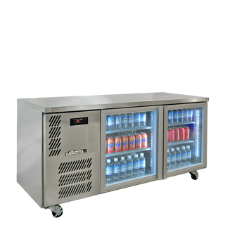 Williams HBS2UGDSS - Boronia Star 2 Door Undercounter Fridge Stainless Steel