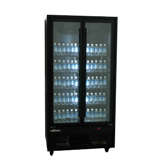 Williams HQ28GDCB - Quartz 2 Door Upright Fridge