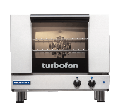 Turbofan E22M3 - 3 Half Size Tray Manual Electric Convections Oven
